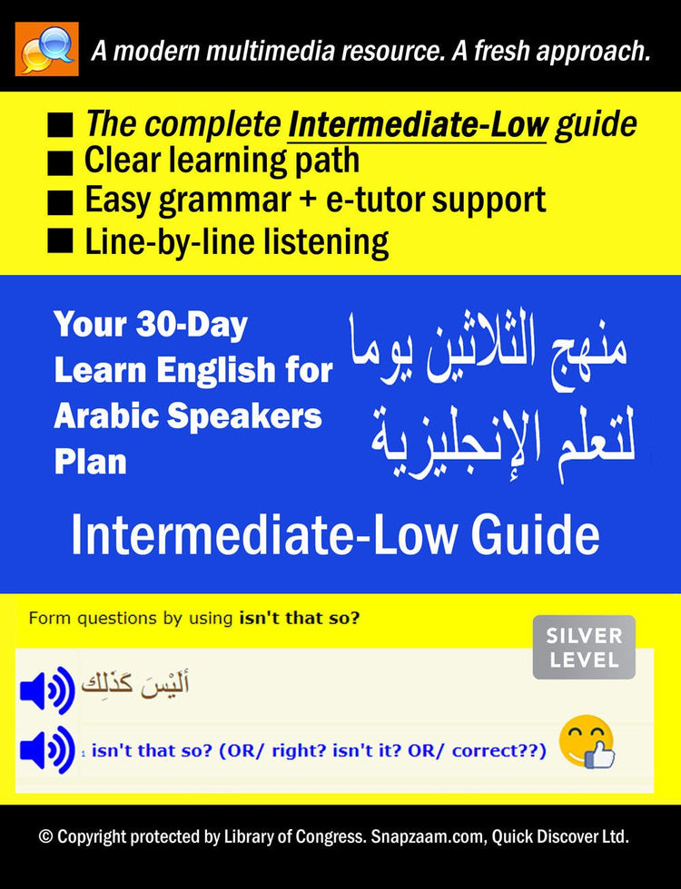 👉 Intermediate English for Arabic Booklets - Speak Stories Ltd.